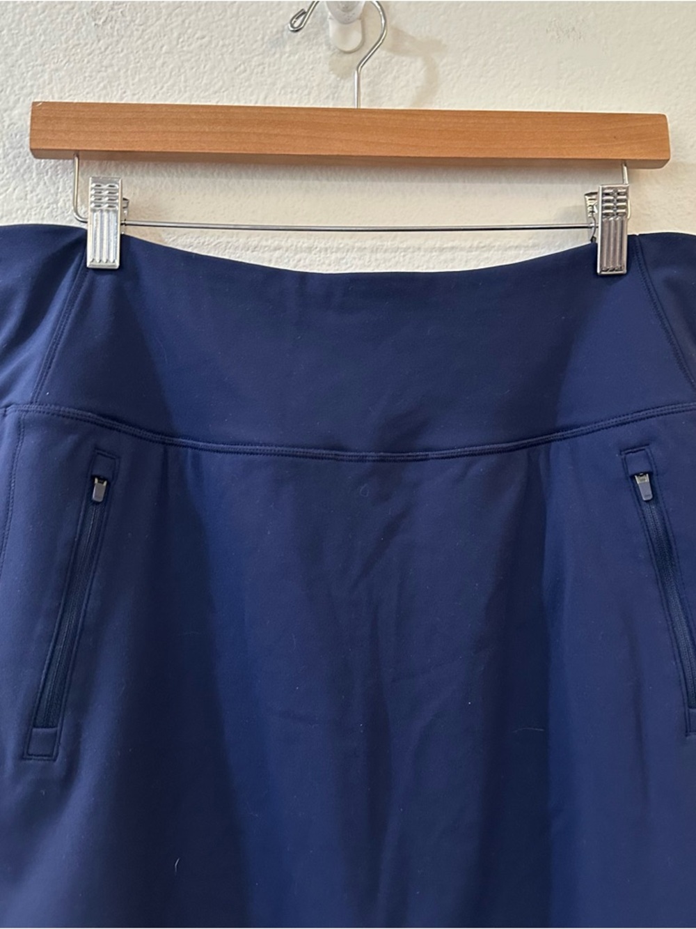 Athleta Fairway Golf Athletic Skort Skirt 16” Navy Blue Size Large - Picture 5 of 10